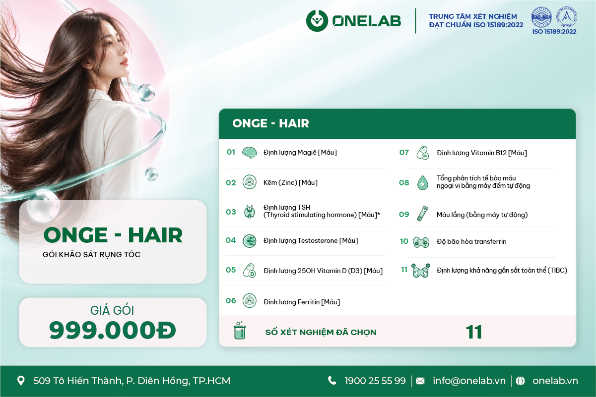 Gói Khảo sát rụng tóc - OnGE Hair
